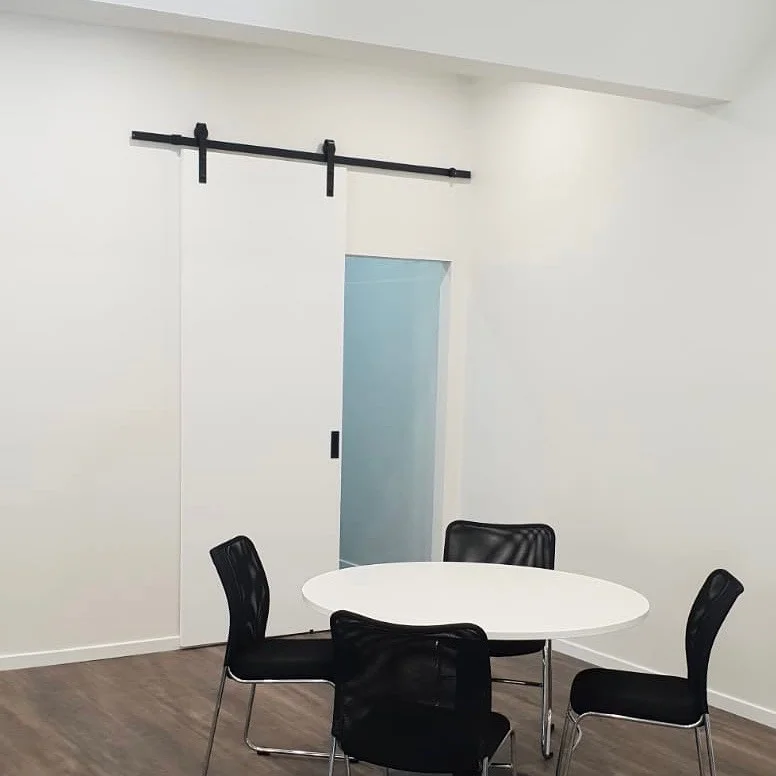 Another image for the office renovation. Top hang door